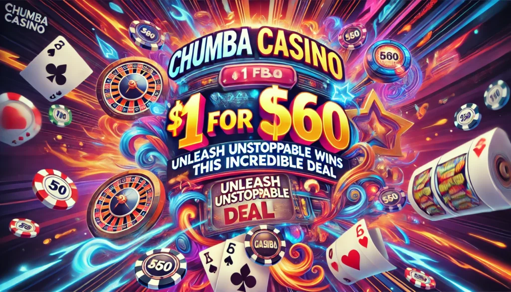 Chumba Casino $1 for $60