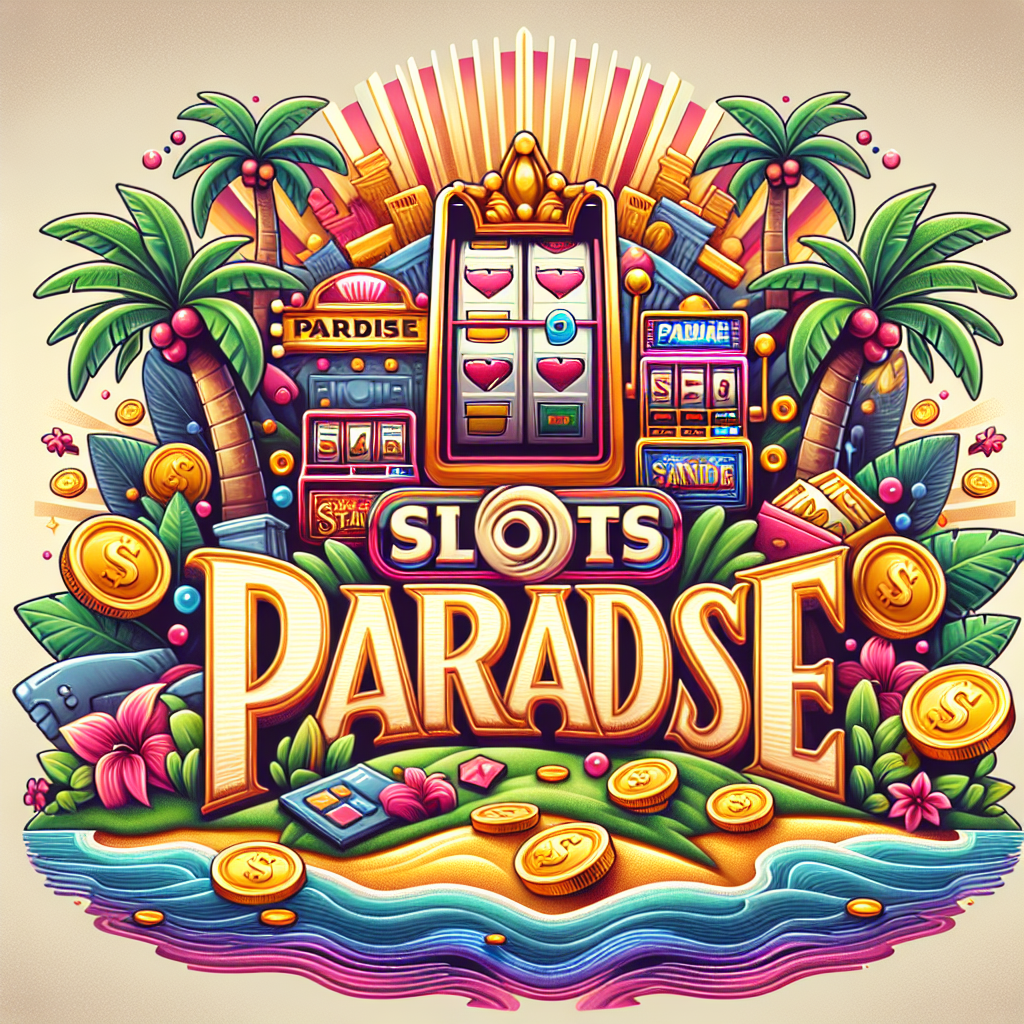 "Vibrant Slots Paradise logo showcasing themes of excitement and community in online gaming."